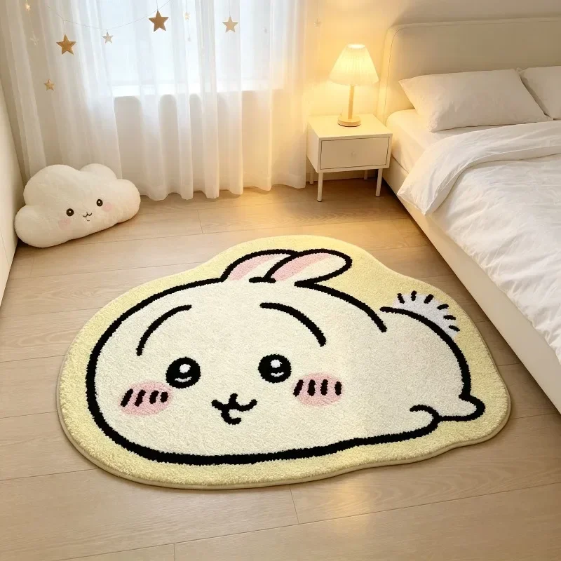 Car Floor Mat - @-Alfombra de dibujos animados de Chiikawa,