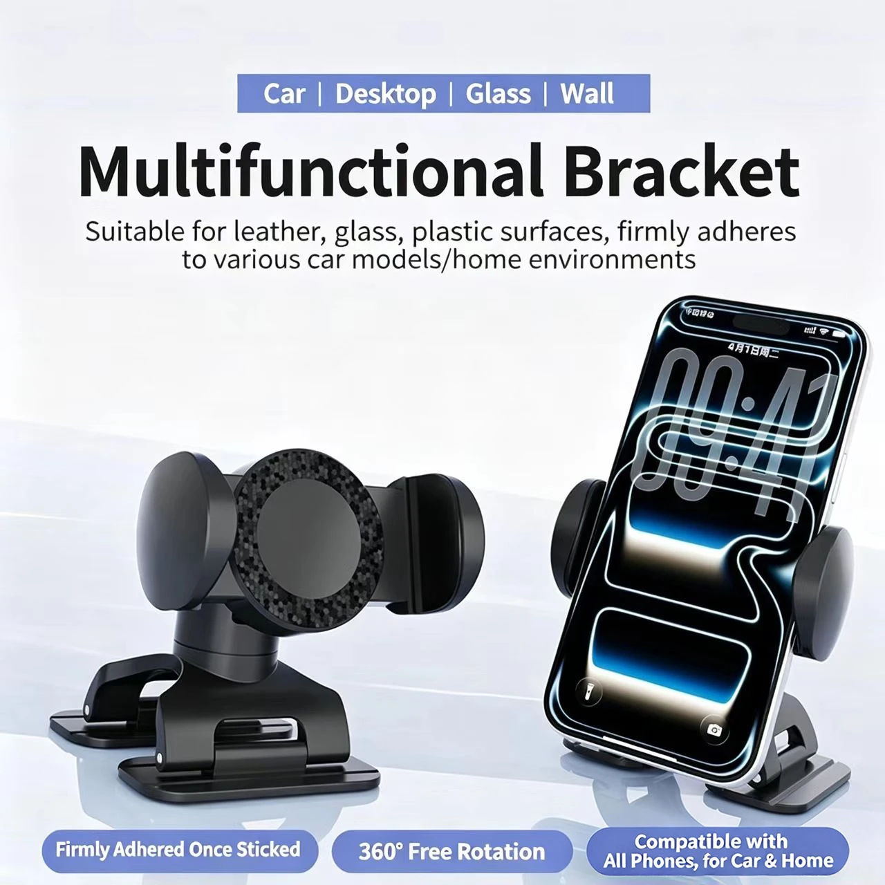 Car Phone Holder - Soporte giratorio de 360 grados para