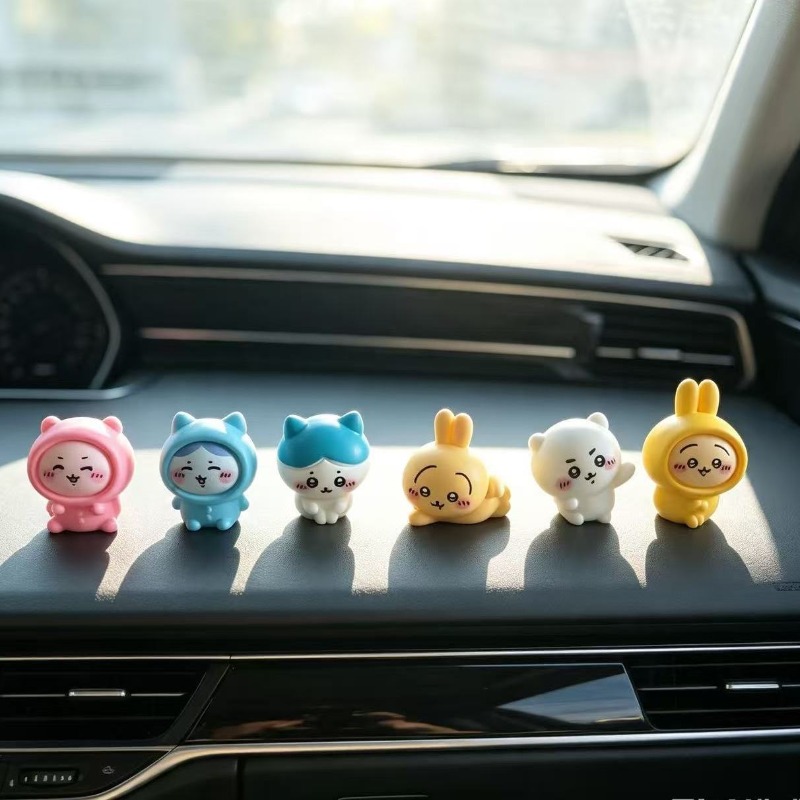 Car Accessories Japanese - Figura en miniatura de Chiikawa, adorable
