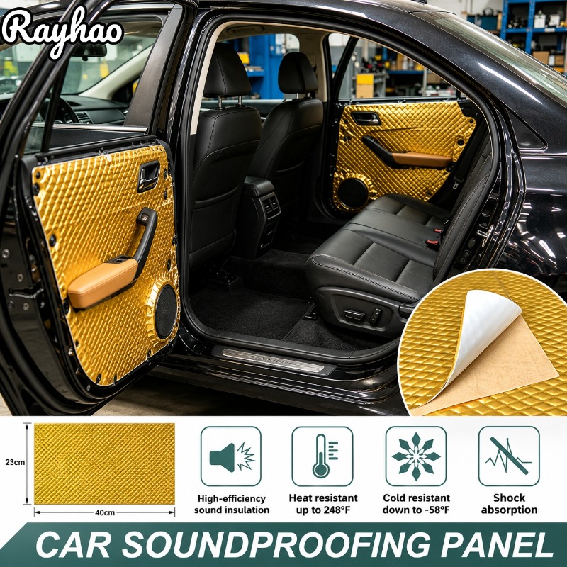 Car Floor Mat - Alfombrilla insonorizante para automóviles, lámina autoadhesiva