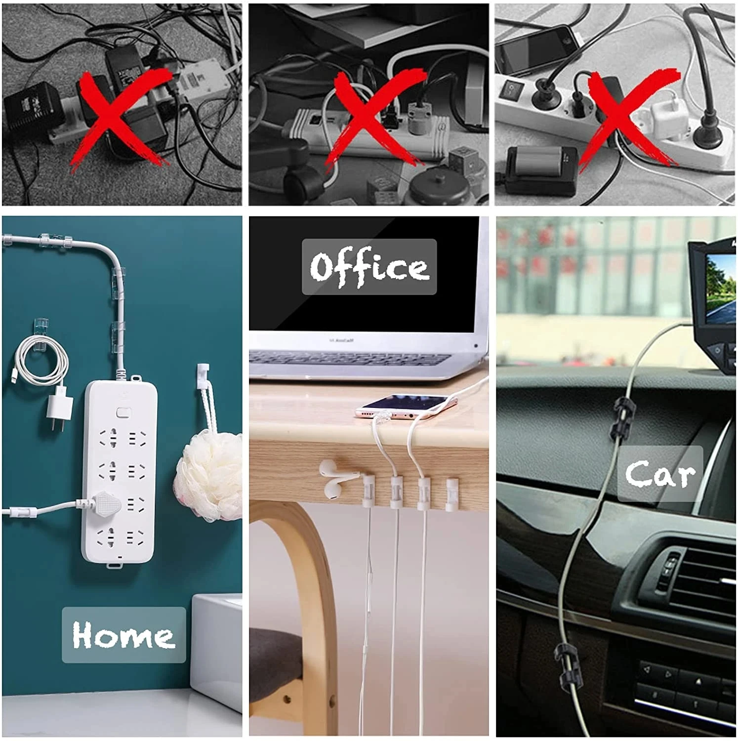 Organizador de clips para cabl - Car Organizer reseña y precio