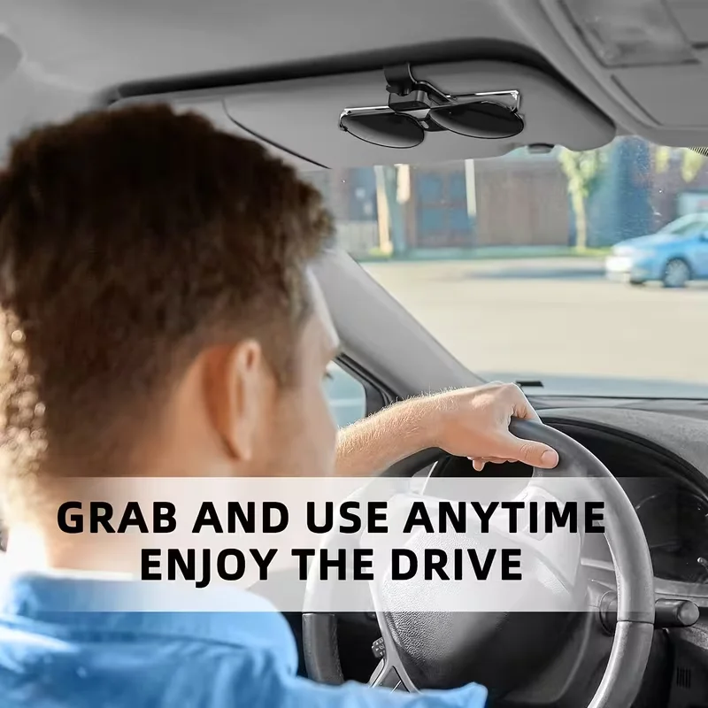 Clip para gafas de sol para vi - Car Organizer reseña y precio